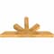 Ekena Millwork Saratoga Rough Sawn Timber Gable Bracket, Western Red Cedar, 48"W x 24"H x 4"D x 4"F, 12/12 Pitch GBW048X24X0404SAR00RWR - alternate 4